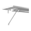 Dendesigns RP-0042-BWT White Rod & Shelf Bracket DE583608